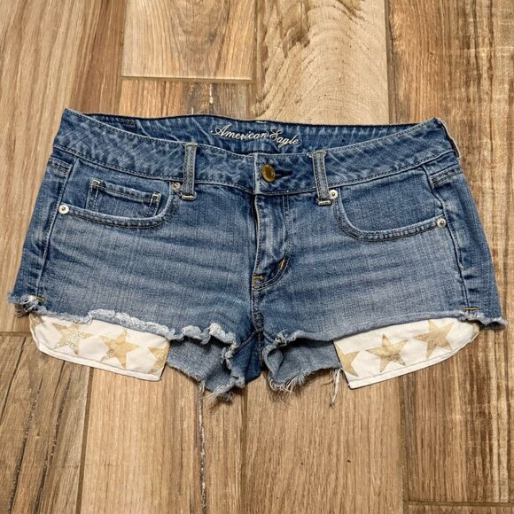 American Eagle Pants - American Eagle Star Shortie Shorts